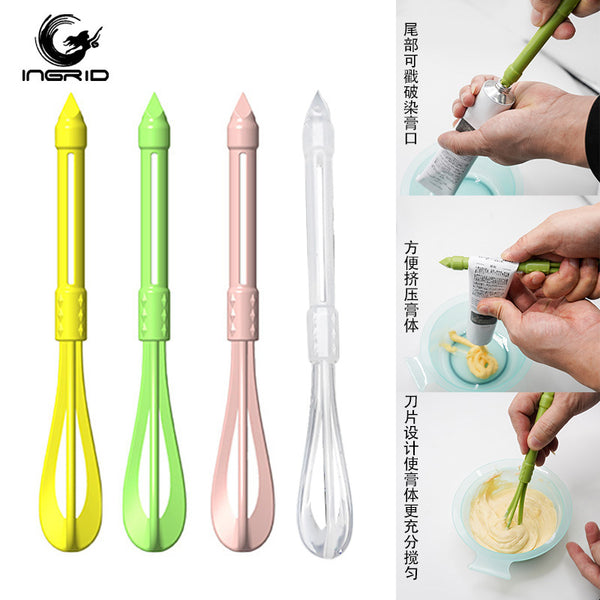New hair dye and perm manual stirring stick hair salon special hair products tool mixer multi-functional stirring stick