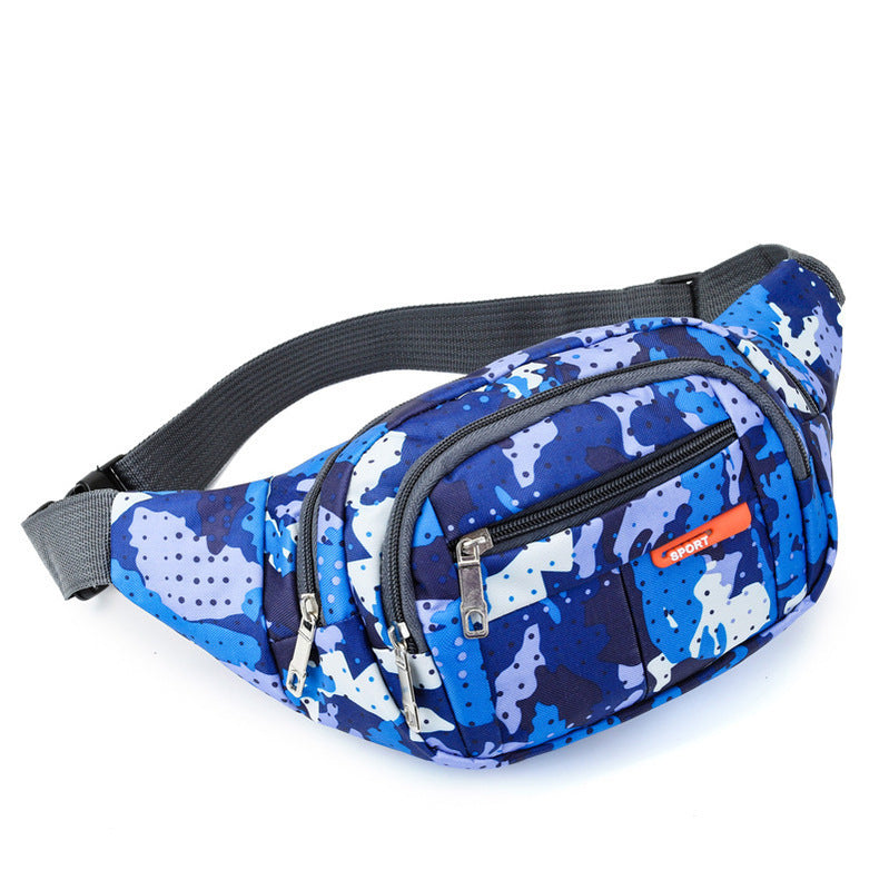 New niche men's messenger bag fashion spring and summer multi-functional breast bag fitness outdoor sports mobile phone fanny pack women