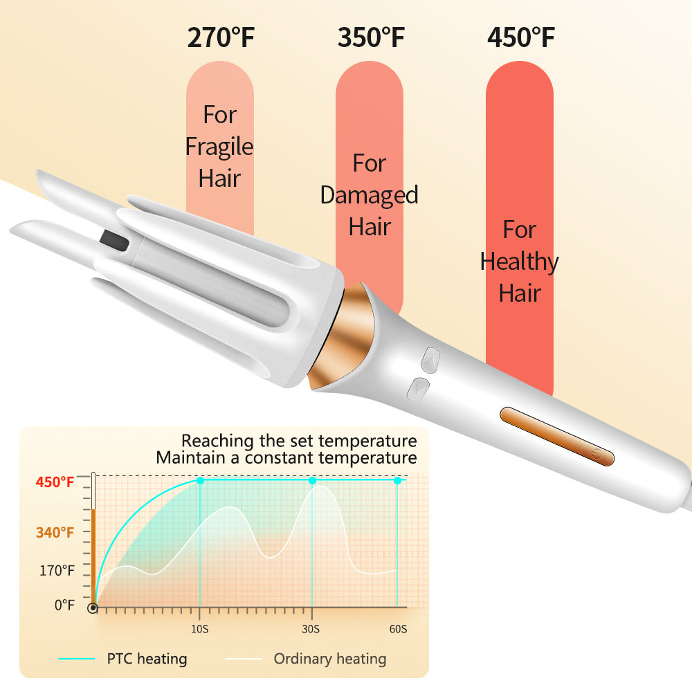 Cross-border automatic curling iron does not hurt hair 32mm large wave lazy curling iron large roll negative ion 40 perm iron