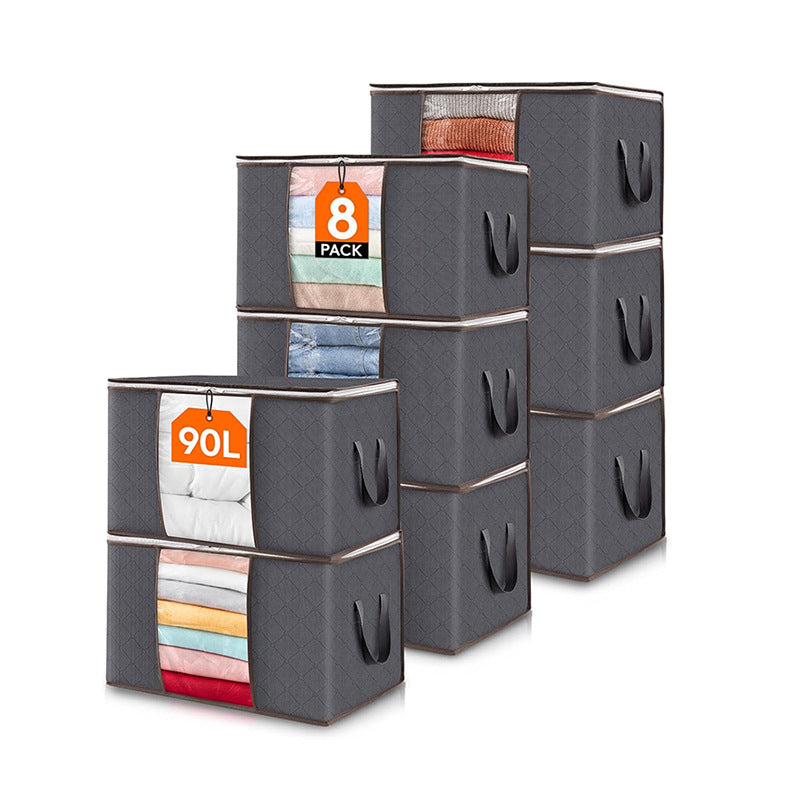 hot-selling finishing bag, reinforced clothing storage bag, oversized capacity clothes blanket quilt storage box