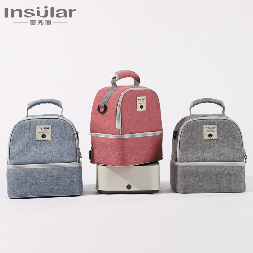 Yinxiuli Mommy Bag Multifunctional Maternal and Infant Milk Storage Bag Back Milk Bag Breast Milk Preservation Bag Breast Pump Storage Bag Cross-border