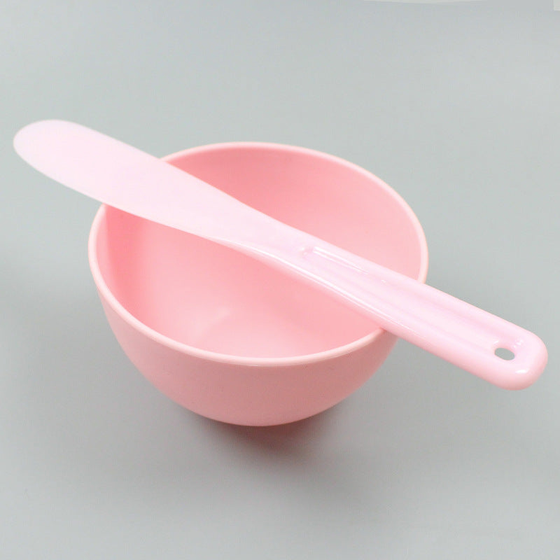 Beauty tools tpr imitation silicone mask bowl plastic soft bowl mask stick mixing bowl supplies beauty set medium size