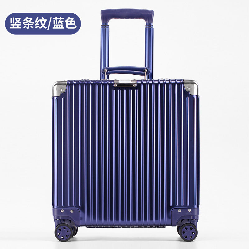 All-aluminum magnesium alloy trolley case 18-inch boarding case 20-inch suitcase bag all-metal small suitcase password box