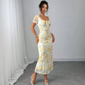 european and american style sexy fashion dress - slim fit, figure-flattering, elegant women's dress