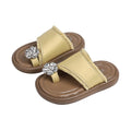 Vancahao ins french rhinestone slippers  summernew arrivalk-stylegirlfashion toe beach sandals