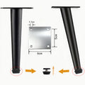 Sofa leg support legs coffee table cabinet furniture metal feet bedside table tv cabinet bathroom cabinet feet adjustable bottom base