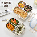 304 stainless steel lunch box - perfect for office workers and students - prevents food odor mixing, microwave-safe, and keeps food warm