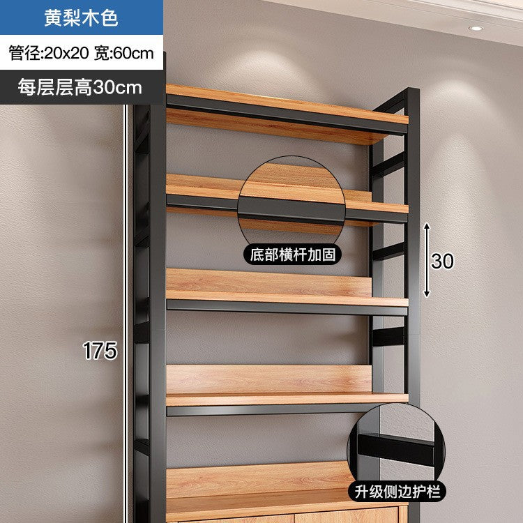 Shelf Multi-layer storage shelf Floor-to-ceiling office locker Shelf Layered shelf Living room display Cabinet with door