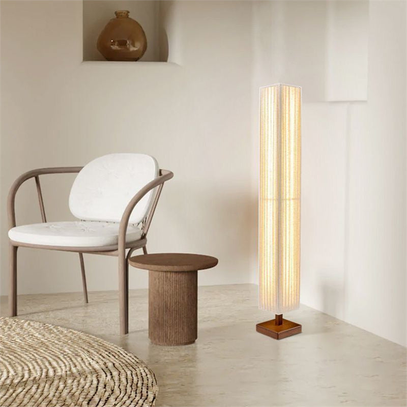 Wabi-sabi style chinoiserie floor lamp b&b living room normcore zen american retroaccessible luxury bedroom study vertical table lamp