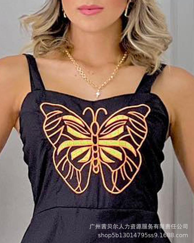 Spot  2023 spring and summer new temperament vest dress, independent station  women's clothing