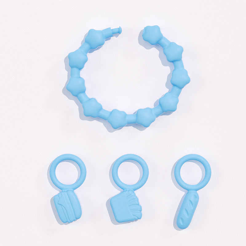 Baby silicone bracelet, toothpaste, baby anti-eating hand glue, gnawing baby teeth, toy pacifier, molar stick
