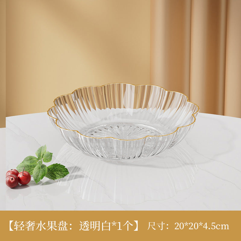 Dried fruit box Creative candy box Household dried fruit plate Combination grid with cover Living room Chinese New Year fruit melon seed candy plate