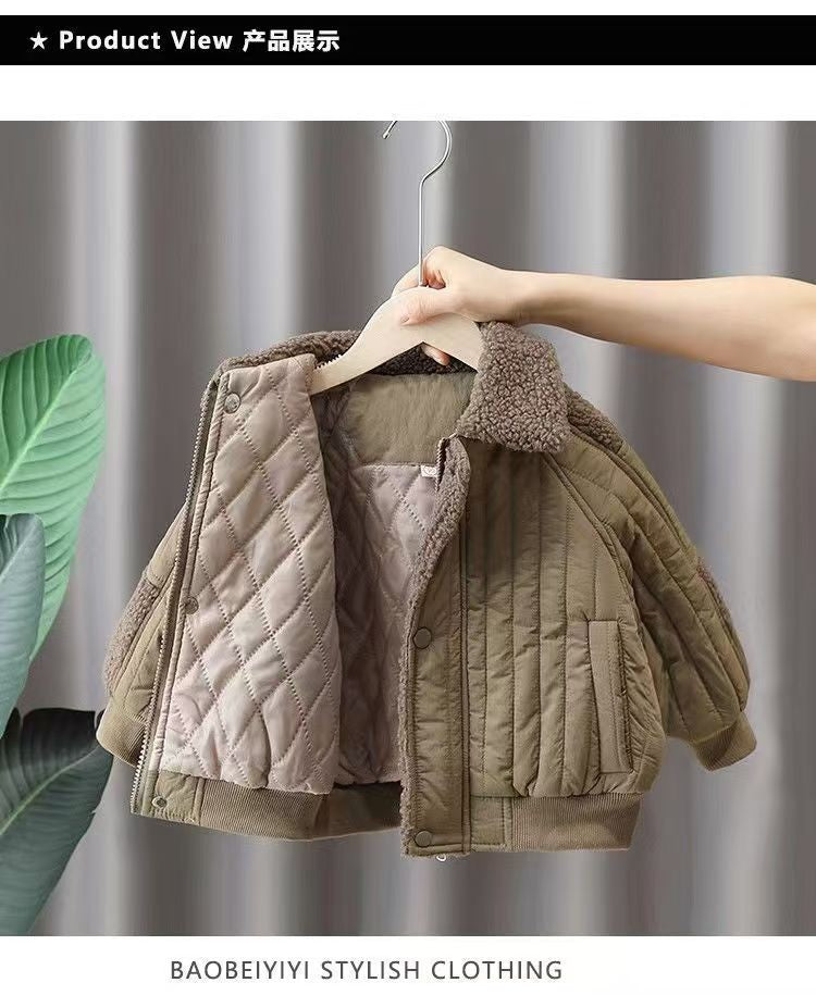 Boys' padded winter coat: stylish  new collection - trendy, quilted, and cool outerwear for kids