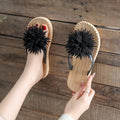 Super fairy flip-flops women's summer outing new arrivalflowers sandals lightweight non-slip daily home casual sandals