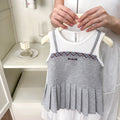 [summer clothing big sale free shipping] girls' fashionable children's suspender fake two-piece shorts summer  new style for children