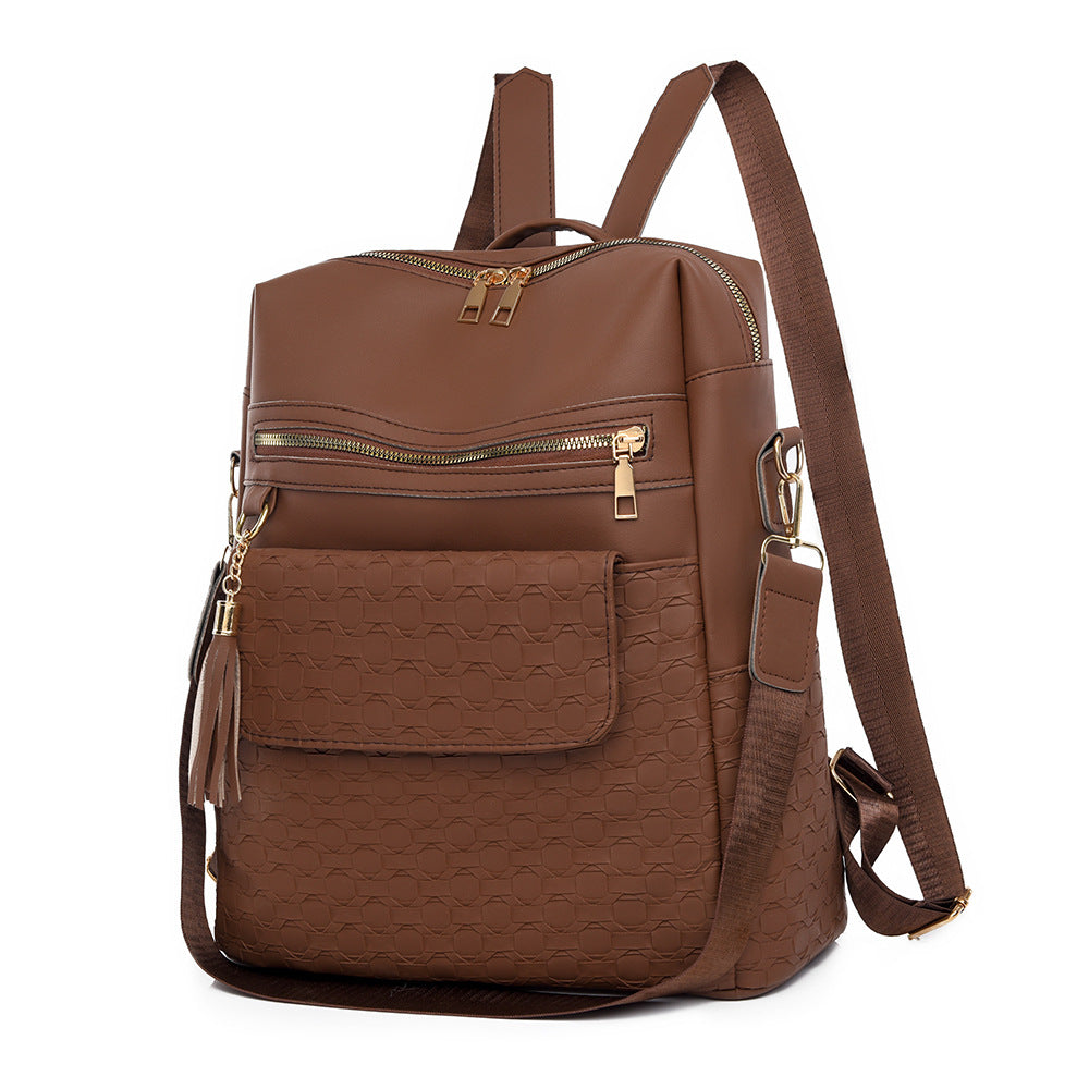 New women's backpack diamond simple fashion versatile temperament can carry high quality large capacity backpack