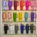 304 stainless steel thermos cup 40oz first generation car cup straw ice cup car large capacity handle cup