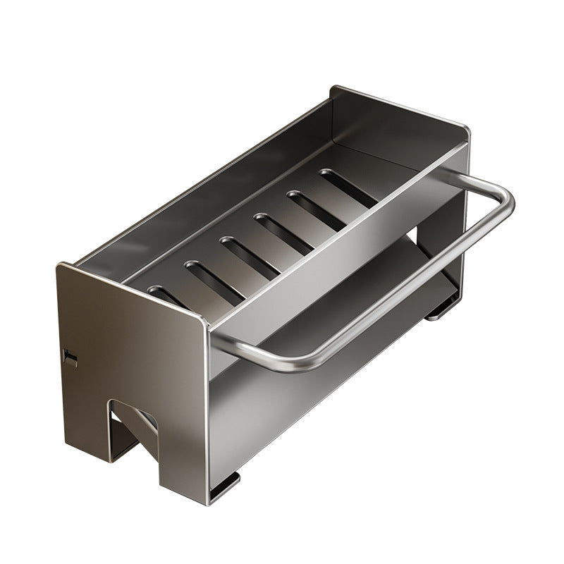 Sink rag drain rack floor countertop faucet sink sponge steel wire ball supplies storage kitchen rack