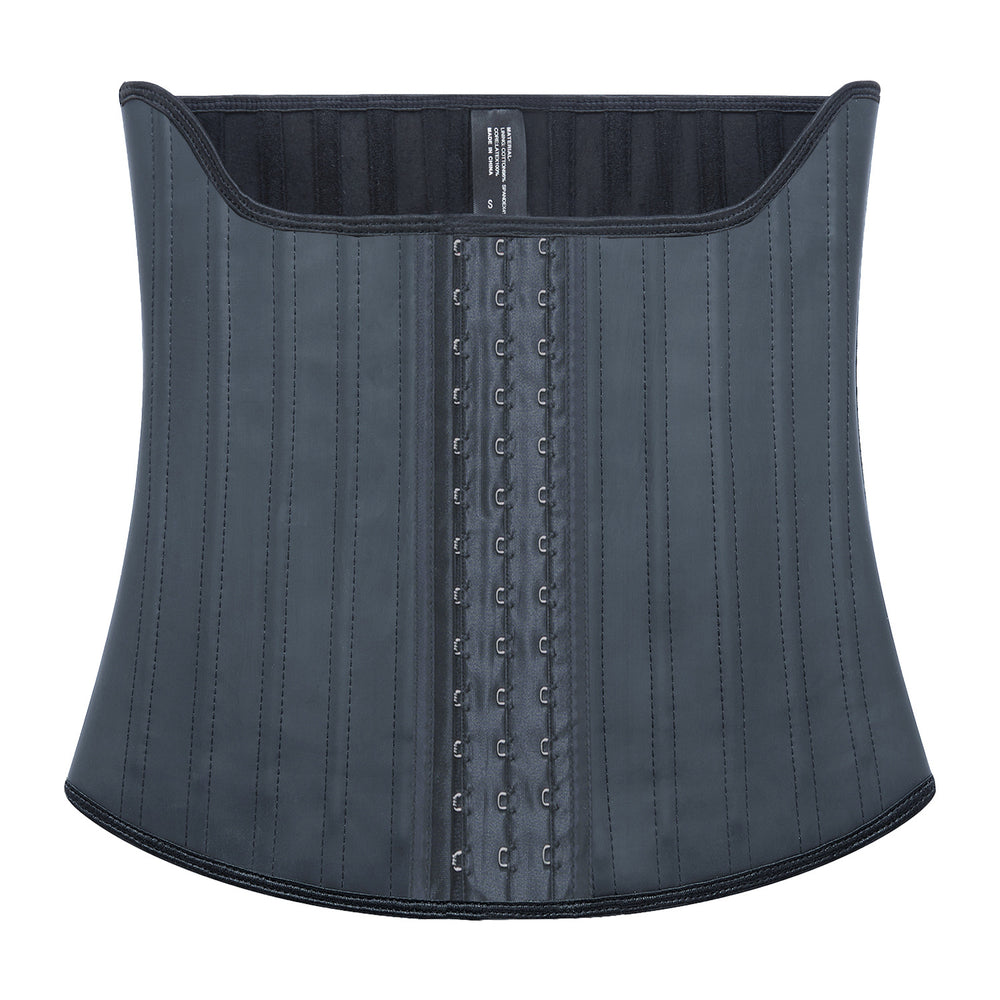 Long33 high tight waist and abdominal belt 25 bone body shaping garment latex rubber waist belt latex corset for women