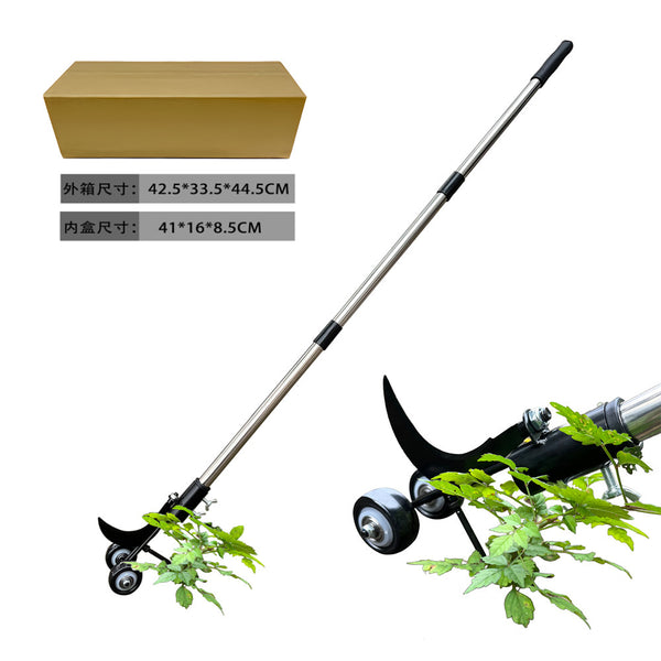 Garden gap weeding hook Gardening quick weeding tool Soil loosening mower Roller gap weeding artifact