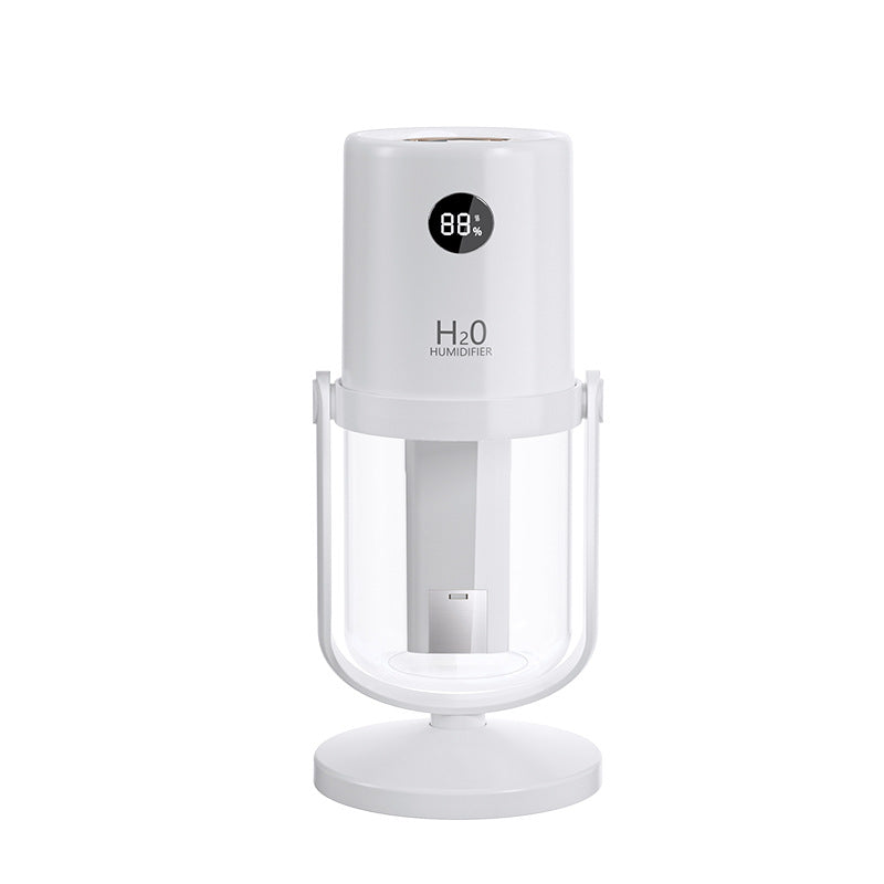 hot-selling double-spray humidifier, desktop office and home use, large fog volume, digital display, antibacterial humidifier, direct supply from the manufacturer