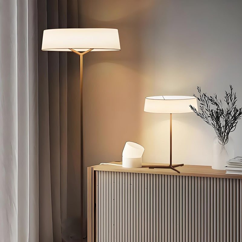Spanish vibia designer minimalist floor lamp - perfect for living room sofas, study, bedroom, and creating ambiance