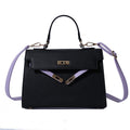 Versatile women's shoulder bag - crossbody, tote, and handbag - 2025 new arrival - trendy color block kelly bag for women (cross-border e-commerce)