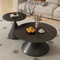Cream style slate coffee table round living room for home small apartment b&b popular table modern normcore combination coffee table