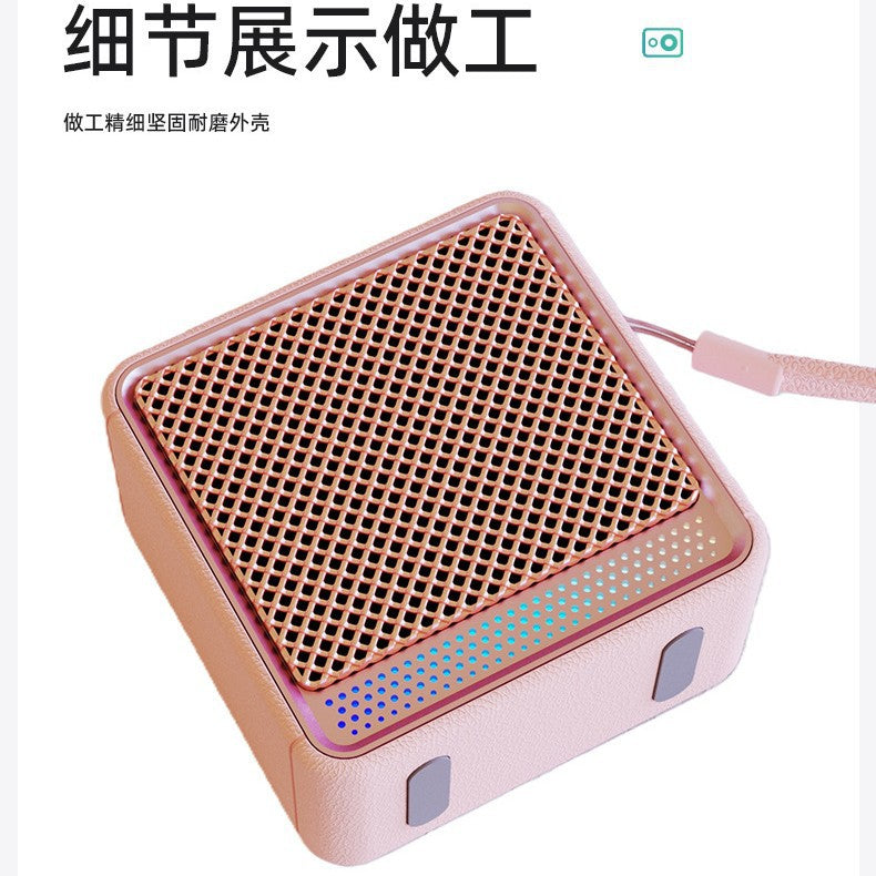 Wireless bluetooth speaker - mini cube portable speaker - desktop "little cannon" audio system