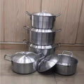 Aluminum potexportsuit potaluminum 5pcs cooking pot sexport5-piece set