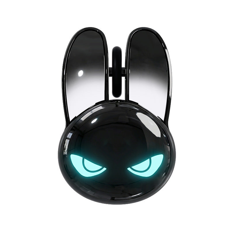 Mofii m6c evil rabbit wireless bluetooth dual-mode mouse with gradient rabbit ear design and cool lighting effects