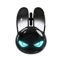Mofii m6c evil rabbit wireless bluetooth dual-mode mouse with gradient rabbit ear design and cool lighting effects