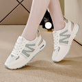 women's new spring mesh sneakers korean style versatile flat casual soft sole running chunky sneakers