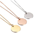 European and american fashion jewelry women's smooth round pendant heart lock necklace 18k gold necklace jewelry wholesale manufacturer