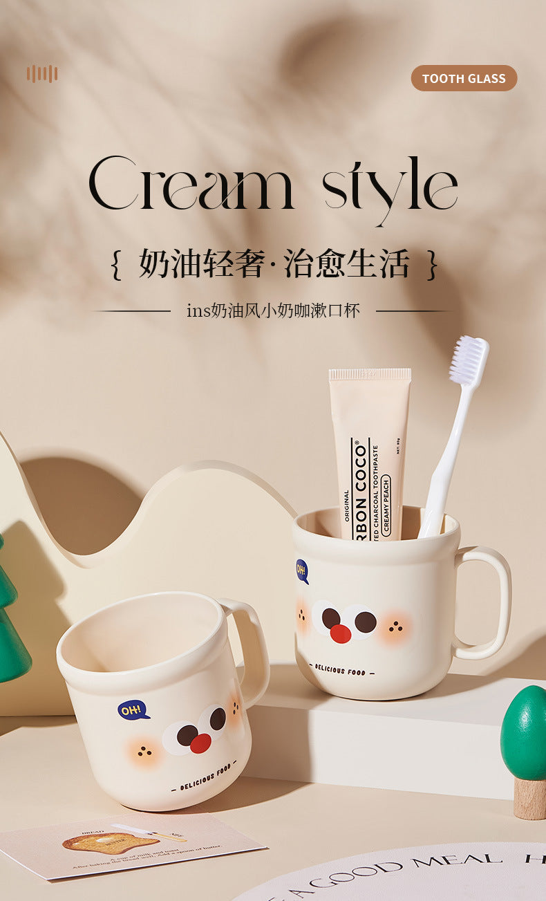 High-style mouthwash cup, perfect for home use. this creative toothbrush cup is ideal for students and features a convenient, portable design
