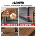 Conference table - modern minimalist long table, ideal for training, reception, negotiations, and office/meeting room use - table and chair set