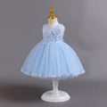 Export ready-made baby girl princess dress puffy gauze cake dress first birthday dress kids dress