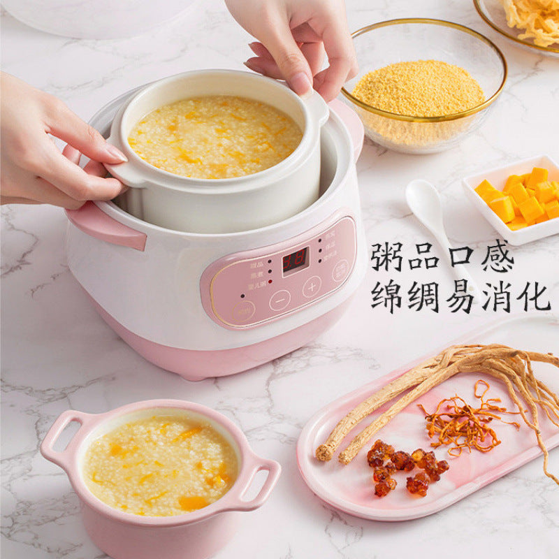 Electric stew pot ceramic in stocksmart reservation water-proof fully automatic mini porridge soup bird's nest electric stew pot