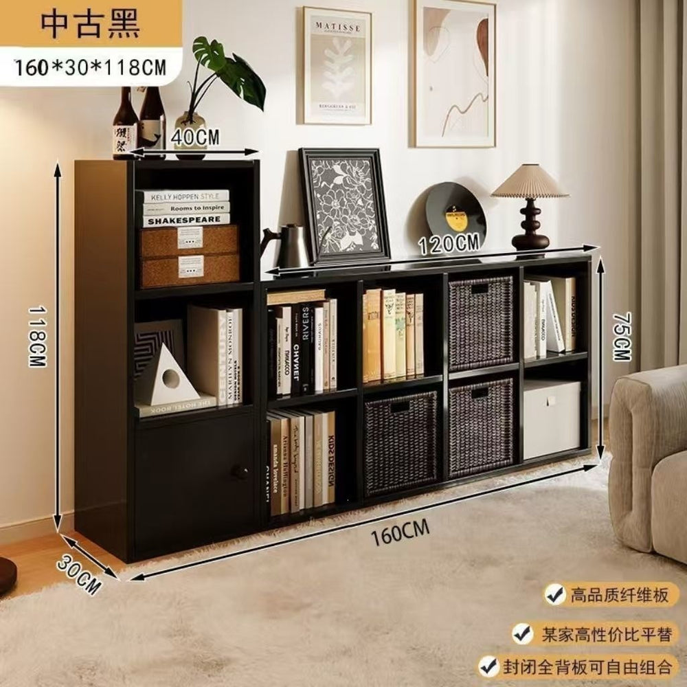 Kalak cabinet bookcase bedroom cabinet bedside display cabinet storage cabinet floor-standing wall plaid living room shelf