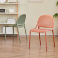 For homethickened scandinavian plastic chair back chair cut outoutdoor casual dining chair stackable stool scandinavian style