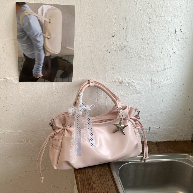 hot-selling fashion tote bag, large capacity women's 2026 new style casual commuter handbag, shoulder bag, underarm bag, trendy