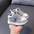 Boys' mid-top sneakers,  spring/autumn new collection, kids' shadow grey single shoes, toddler & baby skate shoes, girls' shoes