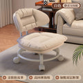 Small stool universal wheel small sofa chair soft package comfortable back chair lazy floor wiping multi-function pulley shoe changing stool