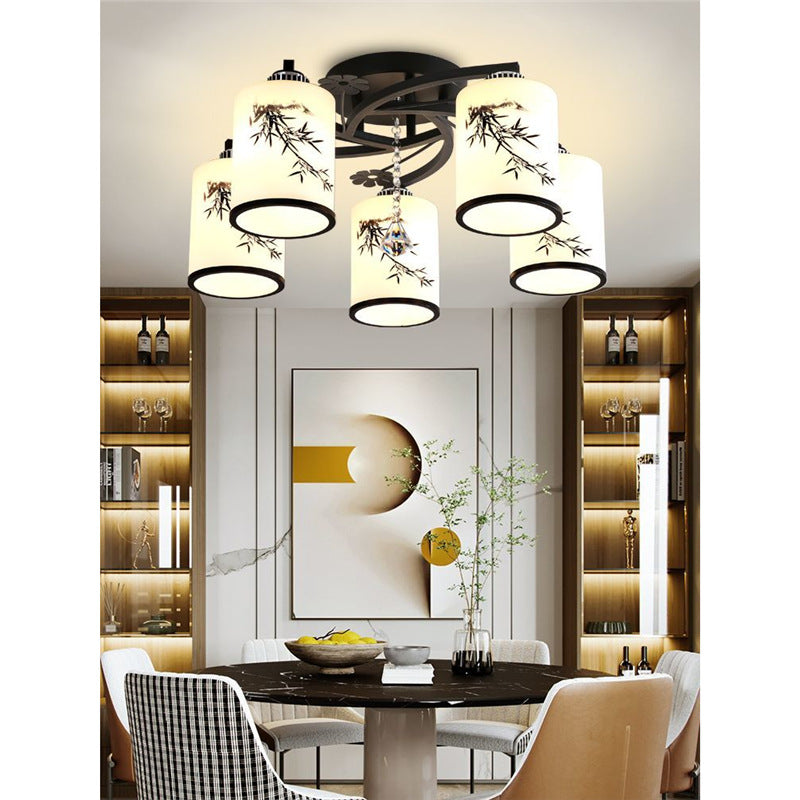Retro style restaurant chandelier new arrivalcasual style bedroom lamp dustproof creative lamp scandinavianaccessible luxuryelegant dining room lamp