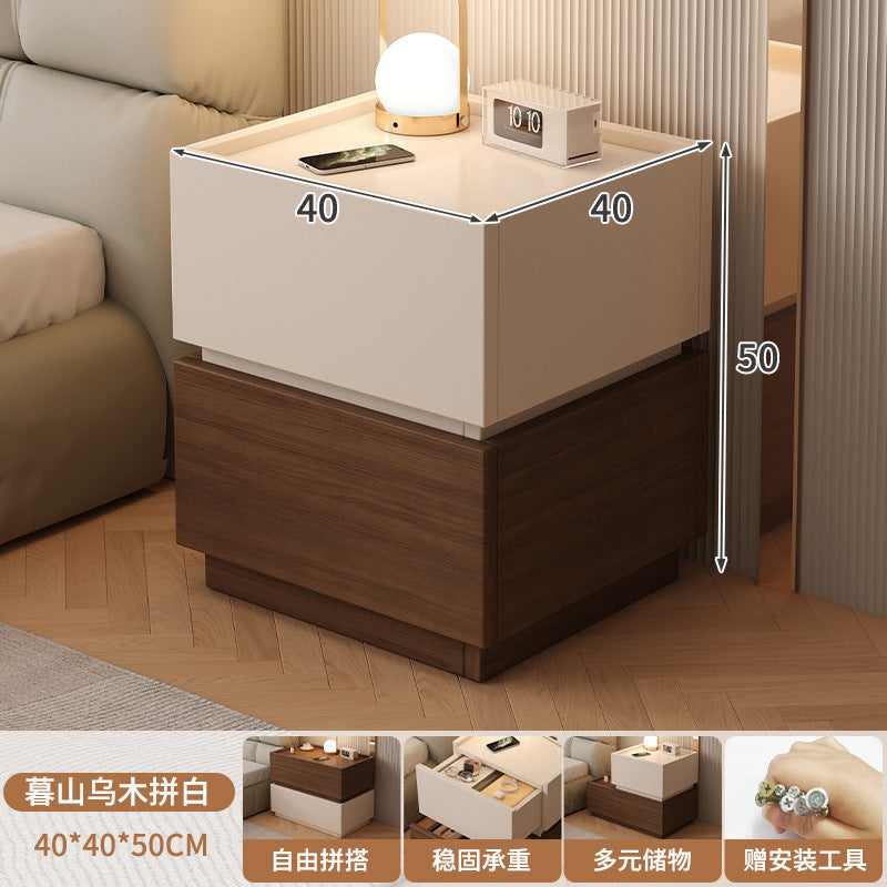 Bedside table for home italian normcore storage storage free combination cabinet popular sofa side table bedroom bedside table