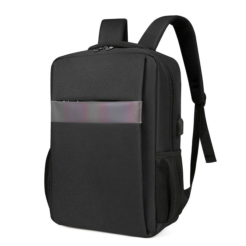 New Shoulder Men's Business Computer Bag Oxford Cloth Backpack School Bag Charging Large Capacity Business Travel Backpack