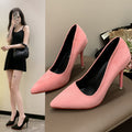2026 summer new pointed-toe stiletto slip-ons: dopamine dress shoes, versatile for any outfit, elegant high heels
