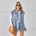 Ebayfashion cross-border  new arrivalsummer denim vest waistcoat fashion denim sleeveless vest for women