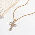 European and american cross pendant necklace wholesale - minimalist, chic, and versatile for everyday wear. perfect for work or casual outings