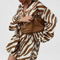 cross-border e-commerce european and american women's clothing: new summer collection - printed shirt & fashionable casual loose shorts set